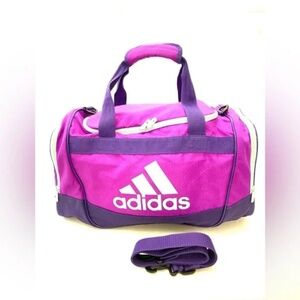 ADIDAS Women’s Two-Tone Purple Defender II Medium Duffel Bag